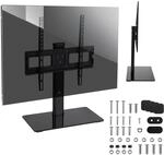 Maclean MC-450 TV-St&auml;nder Standf&uuml;&szlig; TV Bildschirm Stand f&uuml;r 32-65" QLED LCD LED
