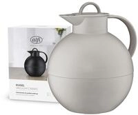 alfi KUGEL 0,94l, desert grey mat, Kunststoff-Isolierkanne mit hygienischem