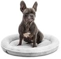 lionto Hundek&ouml;rbchen rund in Donut-Form, &Oslash; 65 cm, Heimtierkissen f&uuml;r Hunde &