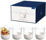 Villeroy & Boch &ndash; Manufacture Rock blanc Whisky-Tumbler Set 4 teilig Wei&szlig;,