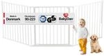 BabyDan Flex L, 90-223 cm, Treppenschutzgitter/Raumteiler, Wei&szlig;, Hergestellt in