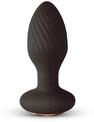 Anos RC Rotating Vibrating Anal Plug Schwarz 3,4 cm