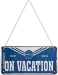 Nostalgic-Art, Retro H&auml;ngeschild, Pan Am &ndash; On Vacation &ndash; Geschenk-Idee f&uuml;r