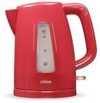 Bollitore - Livoo - Dod184rc - 2200 W - 1,7 L - Base Girevole A 360? - Rosso