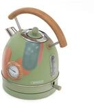 Caprizze Nara Wasserkocher, 2200 W, aus Edelstahl, integriertes Thermometer,