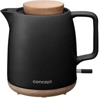 Concept RK0086 Keramik-Wasserkocher Elegant 1 l schwarz