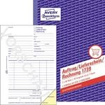 AVERY Zweckform 1739 Auftrag/Lieferschein/Rechnung Kombinationsbuch (A5, 2x40...