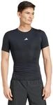 adidas Herren Techfit Compression Training Shirt, Black, M
