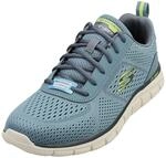Skechers Herren Track-Leshur Sneaker, Blue, 41