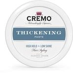 CREMO - Barber Grade Hair Styling Thickening Paste For Men | High Hold & Low Shine 