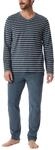 Schiesser Herren Schlafanzug Lang - Casual Nightwear Pyjamaset