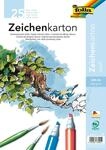 folia 8600/25 - Zeichenkarton, 200 g/qm, DIN A4, 25 Blatt, wei&szlig; - Zeichenpapier f&uuml;r
