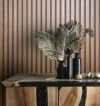 marburg Tapete Holzoptik Kupfer Akkustikpaneele 3D Effekt Vliestapete Wohnzimmer