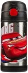 Thermos kids FUNTAINER STRAW BOTTLE DISNEY 0,35 l, Cars, Thermoflasche Kinder...