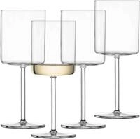 SCHOTT ZWIESEL Wei&szlig;weinglas Modo (4er-Set), geradlinige Weingl&auml;ser f&uuml;r...