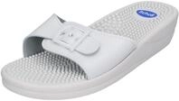 Scholl New Massage, Sandali Donna, Bianco, 41 EU