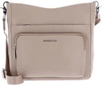 Mandarina Duck, MELLOW LEATHER CROSSOVER Damen, Warm Taupe