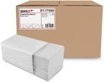 Semy Top ST-77060 Papierhandtuch, ZZ-Falz, 2-lagig, Recycling, 25 cm x 21 cm...