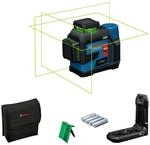 Bosch Professional Linienlaser GLL 12V-100-33 CG (3 x 360&deg; gr&uuml;ner Laser,