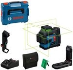 Bosch Professional Linienlaser GLL 12V-100-33 CG (3 x 360&deg; gr&uuml;ner Laser,