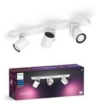 Philips Hue Argenta 3er Spot Deckenlampe, Innenbeleuchtung, Wei&szlig; | White & Color