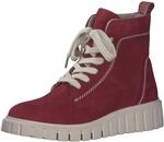 Tamaris Damen Stiefelette Leder Keilabsatz Wechselfu&szlig;bett; RED, EU 36