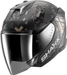 SHARK, Jet Motorradhelm SKWAL i3 JET HELLCAT Black Chrome Anthracite KUA, M