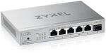 Zyxel Netzwerk Switch 5 Port | Unmanaged Multi Gigabit LAN Splitter | 5X 2.5 Gbit +
