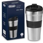 DeLonghi AS00003192, DLSC073 Reisebecher, Isolierbecher | 470ml | Edelstahl