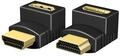 Icy Box IB-CB009-1 HDMI Winkeladapter (2er Set/gespiegelte Ausrichtung),