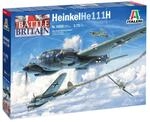 Italeri 1:72 Heinkel HE-111H-6, originalgetreue Nachbildung, Modellbau, Basteln,