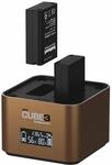 H&auml;hnel - ProCube3 - F&uuml;r Olympus - DSLR-Duo-Ladeger&auml;t - Schnelleres Laden -