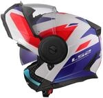 LS2, Modularer Motorradhelm SCOPE II DURIA White Blue Red, XS