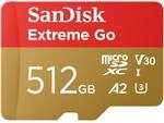 SANDISK 512GB Extreme Go Micro SDXC Karte (F&uuml;r Android Smartphones und Tablets,