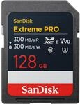 SANDISK Extreme PRO 128 GB SDXC UHS-II Karte (bis zu 300 MB/s...