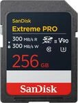 SANDISK Extreme PRO 256 GB SDXC UHS-II Karte (bis zu 300 MB/s...