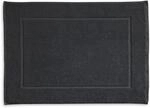 kela Badematte 50 x 70 x 2 cm LADESSA, Badezimmerteppich grau, waschbar, 100%