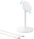 Anker MagGo kabellose Ladestation, 15W Qi2 f&uuml;r MagSafe, St&auml;nder mit USB-C...