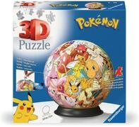 Ravensburger 3D Puzzle 11595 - Puzzle-Ball Pok&eacute;mon Kanto Region - Puzzleball...