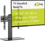 goobay TV-St&auml;nder 32&ndash;55 Zoll, schwenkbar &plusmn;35&deg;, h&ouml;henverstellbar,