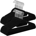 SONGMICS 50 St&uuml;ck Kleiderb&uuml;gel Samt, 0,6 cm dick, Anzugb&uuml;gel Jackenb&uuml;gel mit