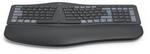 Hama ergonomische Tastatur kabellos (Multi-Device 1x Funk, 2X Bluetooth f&uuml;r PC,