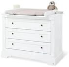 PINOLINO Wickelkommode Emilia I Wei&szlig; 101 x 119 x 78 cm I Wickeltisch mit abnehmbarem