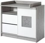 Schardt 055802200 Wickelkommode Eco Star, mit Wickelaufsatz