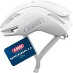 ABUS Gamechanger 2.0 aerodynamischer Rennradhelm, Pure White, M
