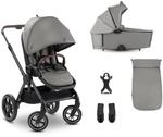 hauck Comfort N Care Air Set, Dark Grey - 2in1 Kinderwagen mit Luftreifen, Wanne mit