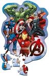 Trefl - Holzpuzzle: Marvel Avengers, Die Abenteuer der Avengers | 50 Teile,