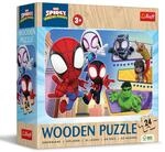 Trefl - Holzpuzzle: Marvel, Spidey and his Amazing Friends | Mutiger Spiday und