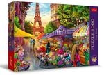 Trefl Premium Plus Quality - Puzzle Tea Time: Blumenmarkt, Paris - 1000...