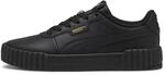 PUMA Damen Carina 3.0 Sneaker, Black Gold, 39 EU